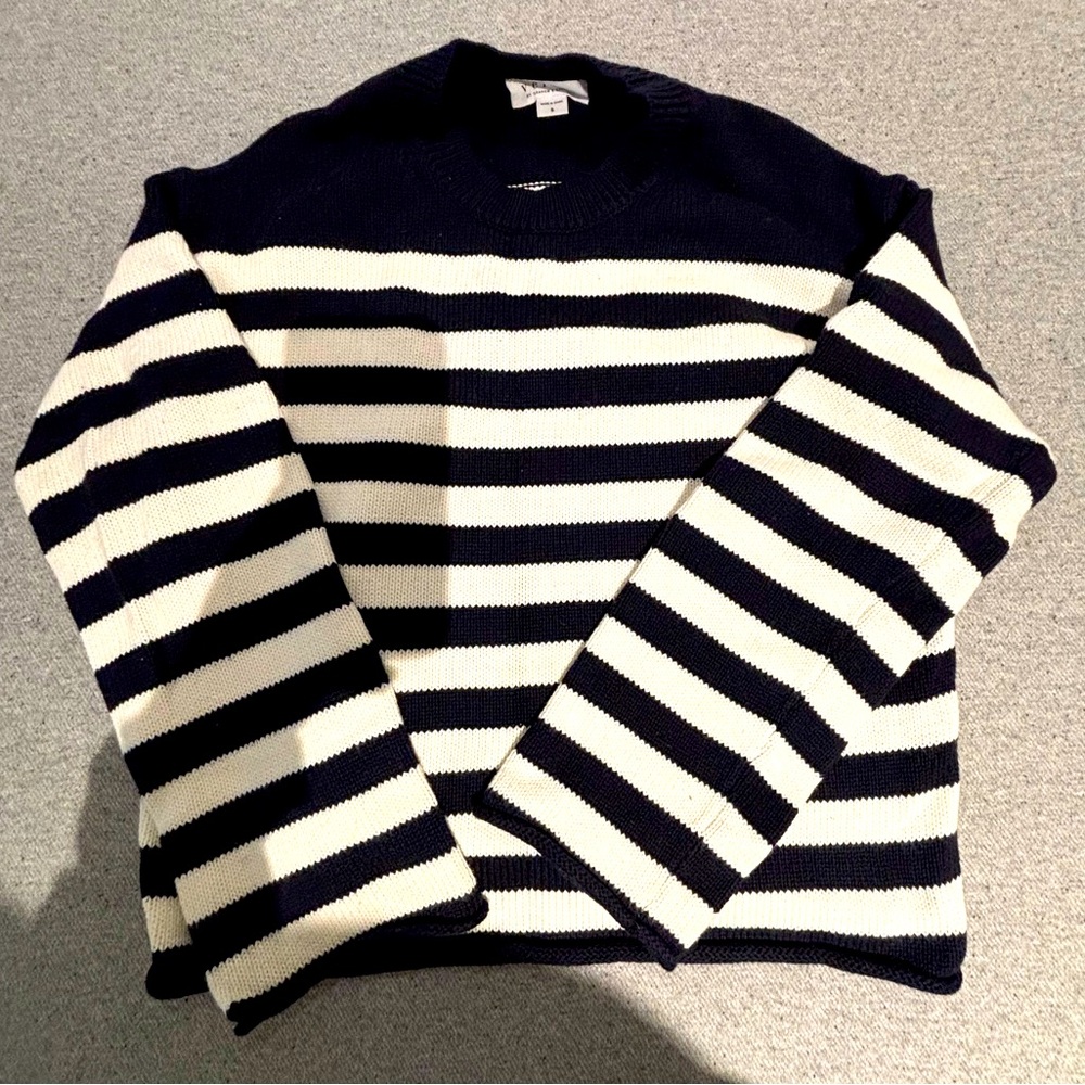 Velvet Striped Sweater